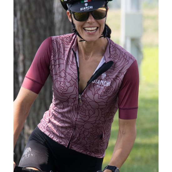 SOSIO Radtrikot Damen kurzarm pflaume violett (E21-4110) SOSIO Radtrikot Damen kurzarm pflaume violett (E21-4110)