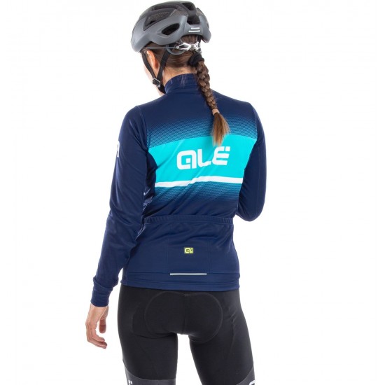 Alé BLEND LADY Radtrikot Damen langarm blau/türkis Alé BLEND LADY Radtrikot Damen langarm blau/türkis