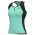 ALE COLOR BLOCK LADY TOP Radtrikot Damen ärmellos türkis E22