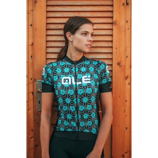 ALE GARDA LADY Radtrikot Damen kurzarm schwarz/celeste ALE GARDA LADY Radtrikot Damen kurzarm schwarz/celeste