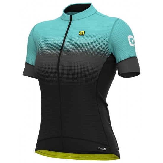 ALE GRADIENT LADY Radtrikot Damen kurzarm türkis ALE GRADIENT LADY Radtrikot Damen kurzarm türkis
