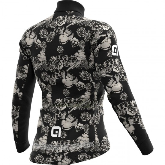 ALE LAS VEGAS Damen Radtrikot langarm schwarz ALE LAS VEGAS Damen Radtrikot langarm schwarz