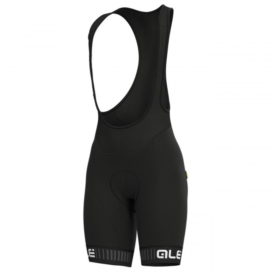 ALE TRAGUARDO Trägerhose Damen kurz schwarz/weiß ALE TRAGUARDO Trägerhose Damen kurz schwarz/weiß