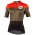 GORDONA Radtrikot Damen kurzarm schwarz/olivgrün/rot (E21-4120)
