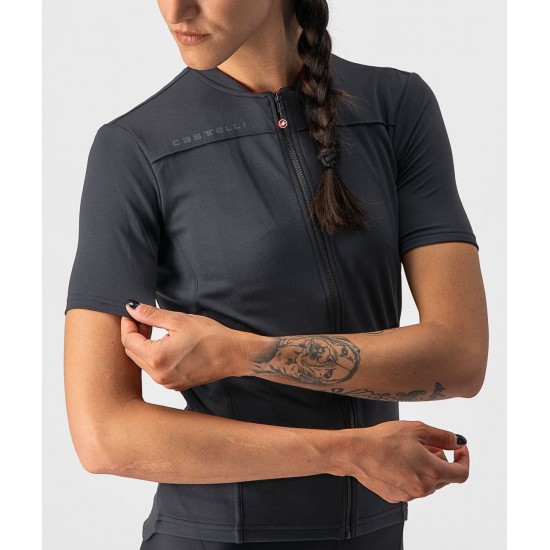 ANIMA 3-Radtrikot Damen kurzarm schwarz (light black/red) ANIMA 3-Radtrikot Damen kurzarm schwarz (light black/red)