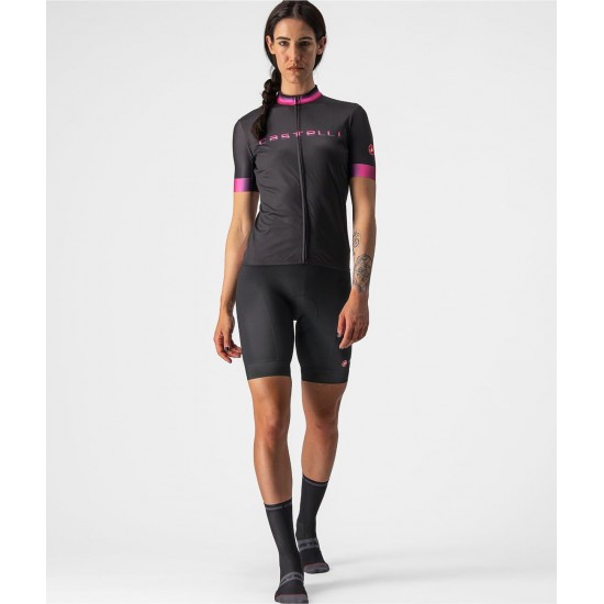 GRADIENT Radtrikot Damen kurzarm schwarz (light black) GRADIENT Radtrikot Damen kurzarm schwarz (light black)