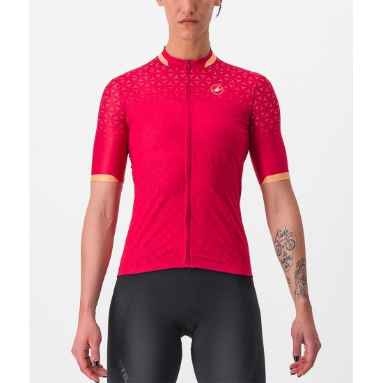 PEZZI Radtrikot Damen kurzarm rot (persian red) PEZZI Radtrikot Damen kurzarm rot (persian red)