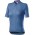 Promessa Jacquard Radtrikot Damen kurzarm blau (agate blue)