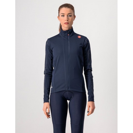 TRANSITION W JACKET-Damen Fahrrad Winterjacke blau/bronze TRANSITION W JACKET-Damen Fahrrad Winterjacke blau/bronze