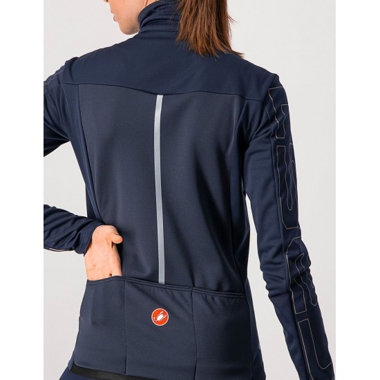 TRANSITION W JACKET-Damen Fahrrad Winterjacke blau/bronze TRANSITION W JACKET-Damen Fahrrad Winterjacke blau/bronze