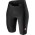 VELOCISSIMA 2-Damen Radhose kurz schwarz (black)