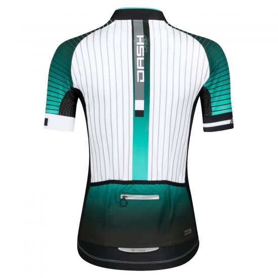 DASH LADY Radtrikot Damen kurzarm türkis/weiß (9001345) DASH LADY Radtrikot Damen kurzarm türkis/weiß (9001345)