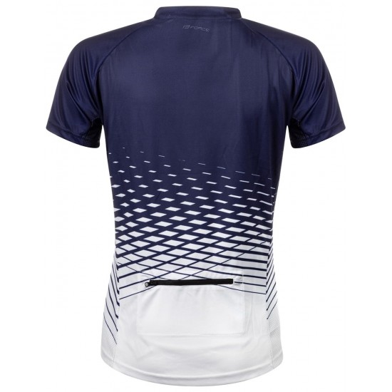 MTB ANGLE Radtrikot Damen kurzarm weiß/blau (9001532) MTB ANGLE Radtrikot Damen kurzarm weiß/blau (9001532)