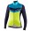 Asfalto Lady Jkt Damen Fahrrad Winterjacke dunkelblau/gelbgrün/türkis (I22-4200)