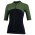 New Sun Block Lady Radtrikot Damen kurzarm schwarz/dunkelgrün (E22-4420)