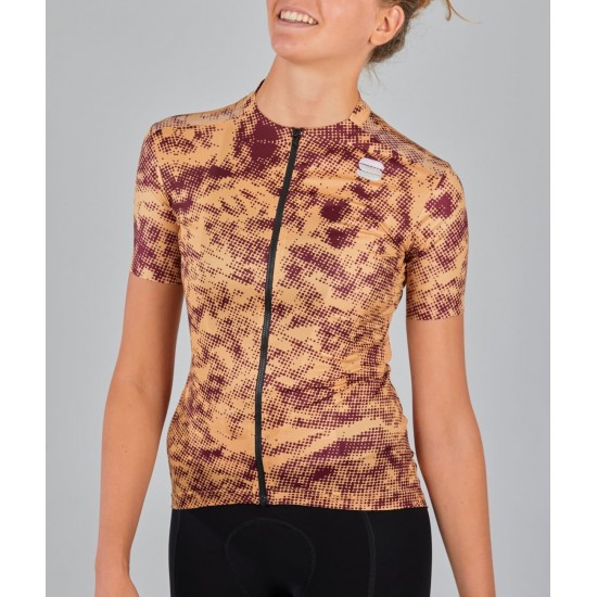 ESCAPE SUPERGIARA Radtrikot Damen kurzarm gold ESCAPE SUPERGIARA Radtrikot Damen kurzarm gold