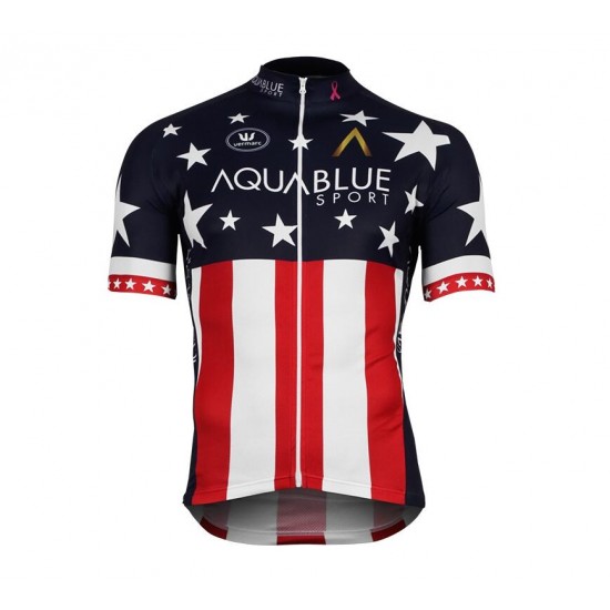 2017-2018 AQUA BLUE SPORT Amerikanischer Champion Radtrikot Kurzarm Radtrikot Kaufen 2017-2018 AQUA BLUE SPORT Amerikanischer Champion Radtrikot Kurzarm Radtrikot Kaufen