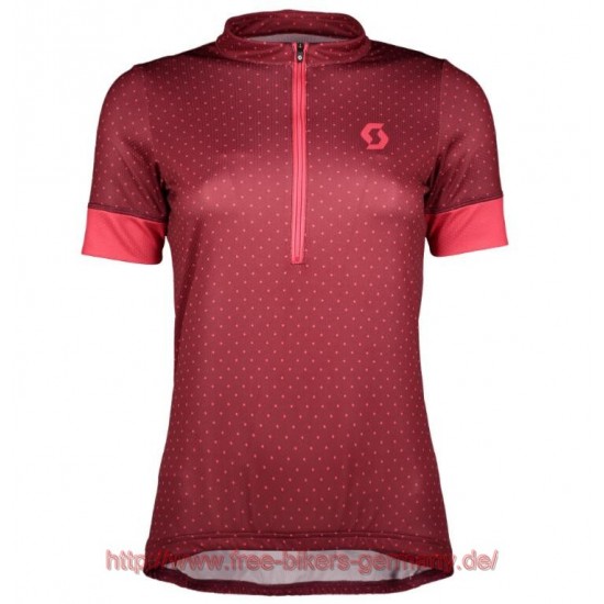 2018 Scott ENDURANCE 30 tibetan rot Damen Fahrradbekleidung Radtrikot Satz Kurzarm Radtrikot Kaufen