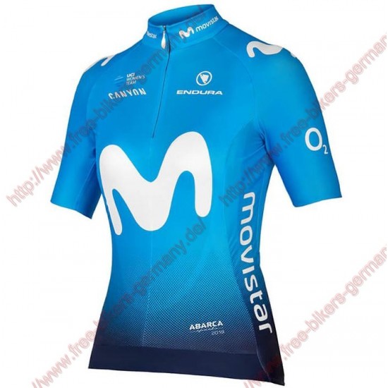 Radsport MOVISTAR TEAM 2018 Damen Trikot Kurzarm Radtrikot Kaufen Radsport MOVISTAR TEAM 2018 Damen Trikot Kurzarm Radtrikot Kaufen