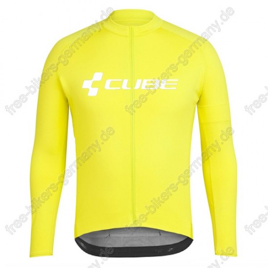 Profiteam 2018 Cube gelb Trikot Langarm Radtrikot Kaufen