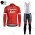Profiteam 2018 TREK SEGAFREDO Pro rot Winter Fahrradbekleidung Trikot Langarm+Lang Tr Radtrikot Kaufen