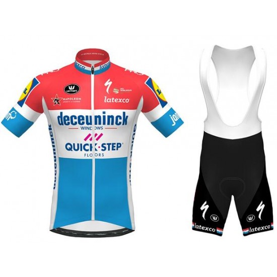 Fahrradbekleidung Radsport 2020 DECEUNINCK QUICK-STEP Luxembourgian Champion Radbekleidung Satz Trikot Kurzarm+Träger Radtrikot Kaufen Fahrradbekleidung Radsport 2020 DECEUNINCK QUICK-STEP Luxembourgian Champion Radbekleidung Satz Trikot Kurzarm+Träger Radtrikot Kaufen