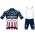 Fahrradbekleidung Radsport 2020 DECEUNINCK QUICK-STEP USA Zeitfahrmeister Radbekleidung Satz Trikot Kurzarm+Trägerhos Radtrikot Kaufen