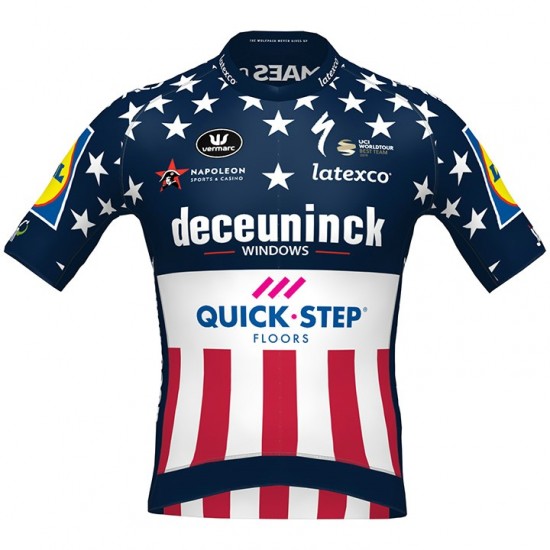 Fahrradbekleidung Radsport 2020 DECEUNINCK QUICK-STEP USA Zeitfahrmeister Trikot Kurzarm Outlet Radtrikot Kaufen Fahrradbekleidung Radsport 2020 DECEUNINCK QUICK-STEP USA Zeitfahrmeister Trikot Kurzarm Outlet Radtrikot Kaufen