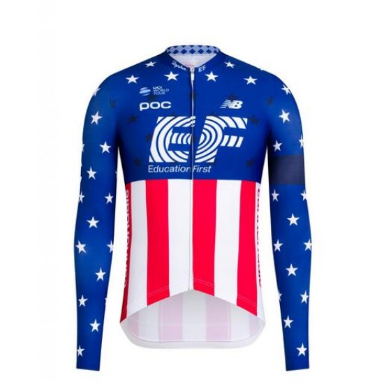 Fahrradbekleidung Radsport 2020 EF Pro Cycling USA National Champs Trikot Kurzarm Radtrikot Kaufen