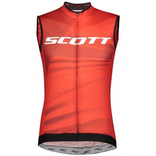 Fahrradbekleidung Radsport 2020 SCOTT RC Pro maglia senza maniche rot Radtrikot Kaufen