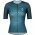 Fahrradbekleidung Radsport 2020 Damen SCOTT RC Premium Climber Trikot Kurzarm Outlet blau Radtrikot Kaufen