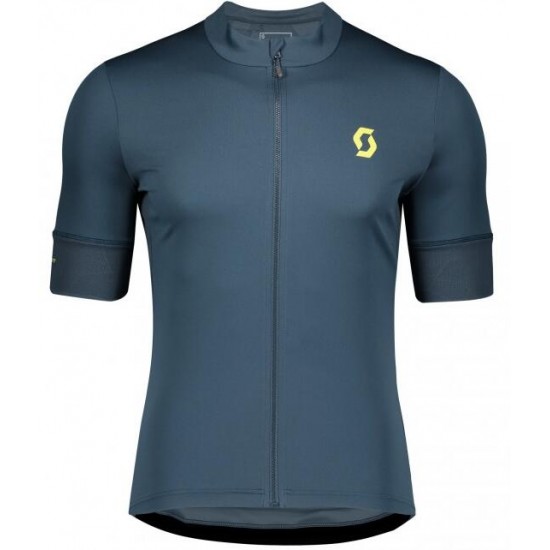 Fahrradbekleidung Radsport 2020 SCOTT ENDURANCE 10 Trikot Kurzarm Outlet blau Radtrikot Kaufen