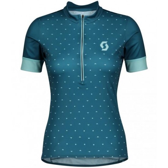 Fahrradbekleidung Radsport 2020 Damen SCOTT Endurance 20 Trikot Kurzarm Outlet Dunkelblau Radtrikot Kaufen