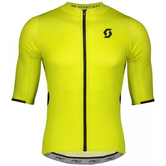 Fahrradbekleidung Radsport 2020 SCOTT RC Premium Trikot Kurzarm Outlet gelb Radtrikot Kaufen