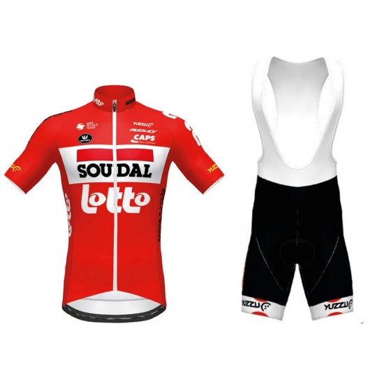 Fahrradbekleidung Radsport 2020 Lotto Soudal TdF Radbekleidung Satz Trikot Kurzarm+Trägerhosen Set Outlet rot We Radtrikot Kaufen Fahrradbekleidung Radsport 2020 Lotto Soudal TdF Radbekleidung Satz Trikot Kurzarm+Trägerhosen Set Outlet rot We Radtrikot Kaufen