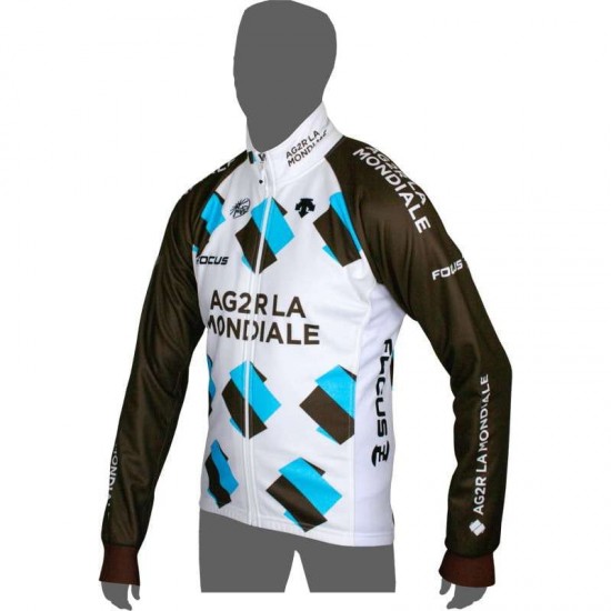 AG2R LA MONDIALE 2015 Fahrrad Winterjacke-Radsport-Profi-Team AG2R LA MONDIALE 2015 Fahrrad Winterjacke-Radsport-Profi-Team
