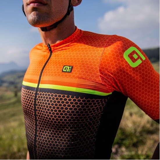 ALE BRIDGE Radtrikot kurzarm orange ALE BRIDGE Radtrikot kurzarm orange