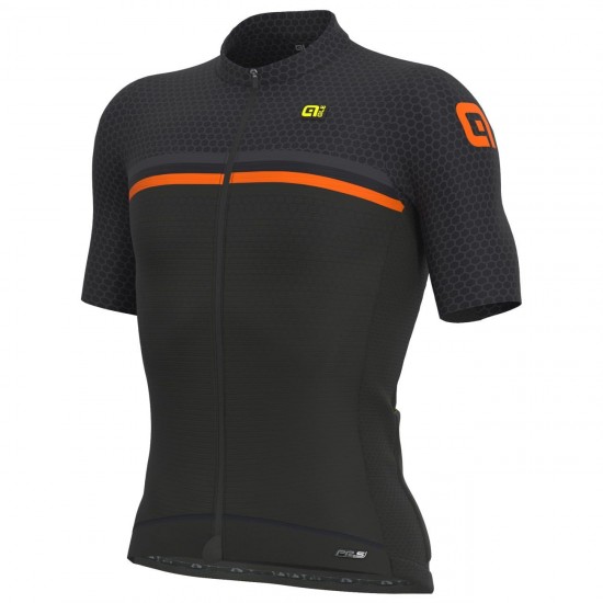 ALE BRIDGE Radtrikot kurzarm schwarz