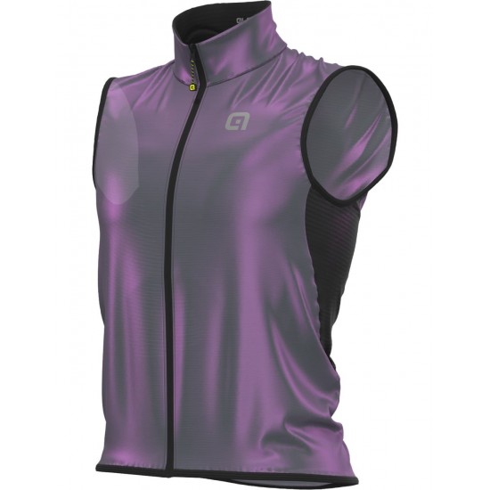 ALE CLEVER-Fahrradweste lila-metallic
