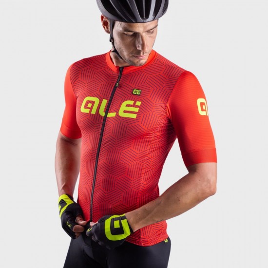 ALE CROSS Radtrikot kurzarm rot ALE CROSS Radtrikot kurzarm rot