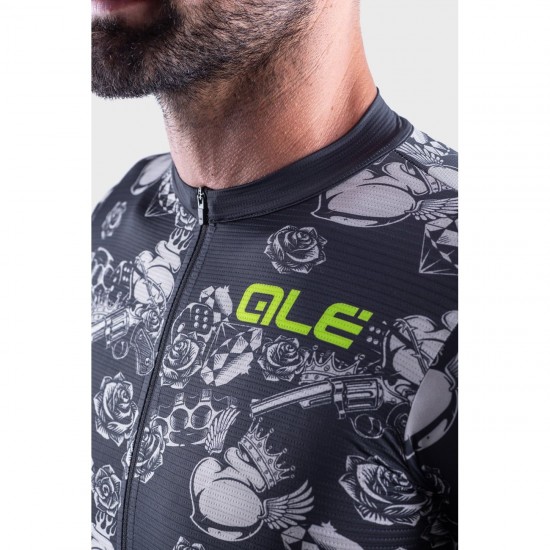 ALE LAS VEGAS Radtrikot kurzarm schwarz ALE LAS VEGAS Radtrikot kurzarm schwarz