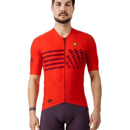 ALE PLAY Radtrikot kurzarm rot