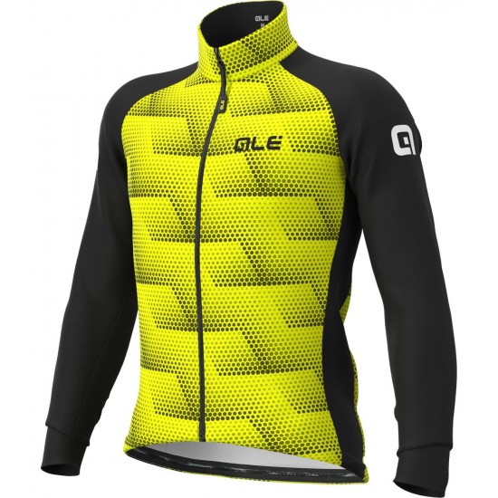 ALE SHARP Winter Fahrradjacke schwarz/neongelb ALE SHARP Winter Fahrradjacke schwarz/neongelb