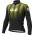 Übergröße ALE THORN Radtrikot langarm schwarz/neongelb