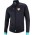 CHIESE Thermo-Winterjacke schwarz/celeste
