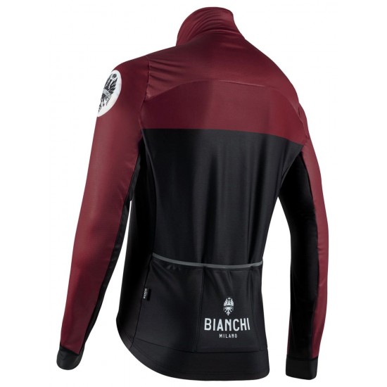 DELEBIO Fahrrad Winterjacke schwarz/weinrot DELEBIO Fahrrad Winterjacke schwarz/weinrot