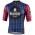 MASSARI Radtrikot kurzarm blau