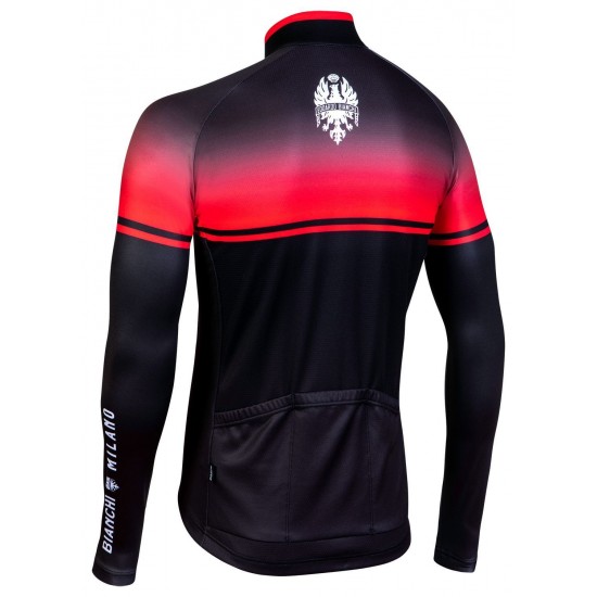 SANTERNO Radtrikot langarm schwarz/rot SANTERNO Radtrikot langarm schwarz/rot