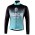 TRAONA Fahrrad Winterjacke schwarz/celeste