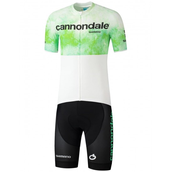 Cannondale FACTORY RACING 2022 Radtrikot kurzarm weiß (langer RV)-Radsport-Profi-Team Cannondale FACTORY RACING 2022 Radtrikot kurzarm weiß (langer RV)-Radsport-Profi-Team